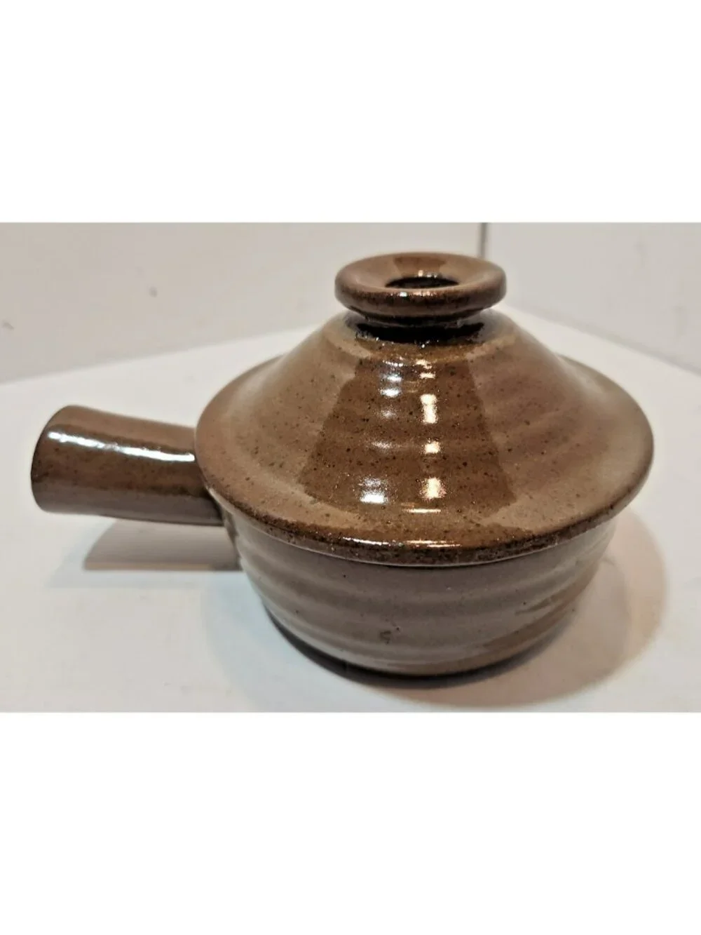 Stone Wave  Ceramic Bowl Microwave Cookers W/Lids Non-Stick Handmade  2 Pack